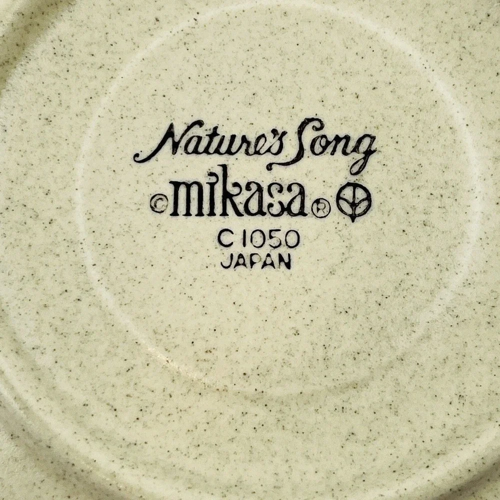 Vintage‎ Mikasa Nature's Song Saucer Only 6.25